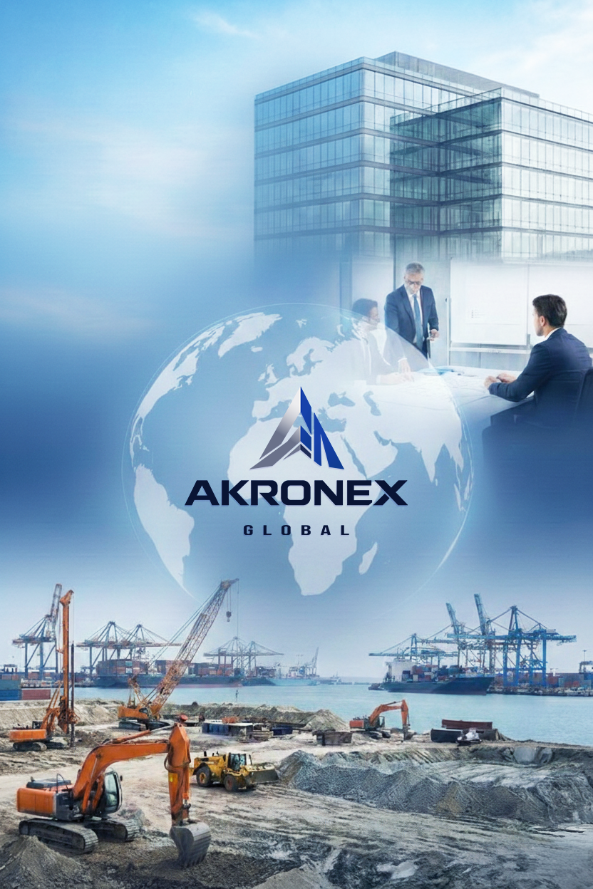 Akronex Global uluslararası ticaret, endüstriyel tedarik ve Irak danışmanlık hizmetleri